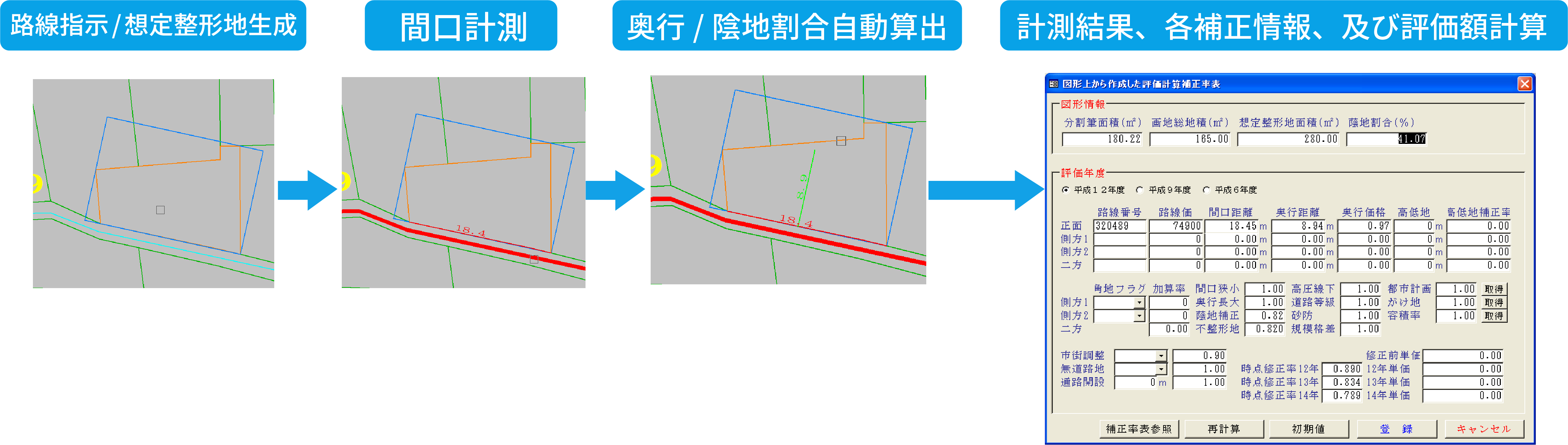 筆界点番号図機能